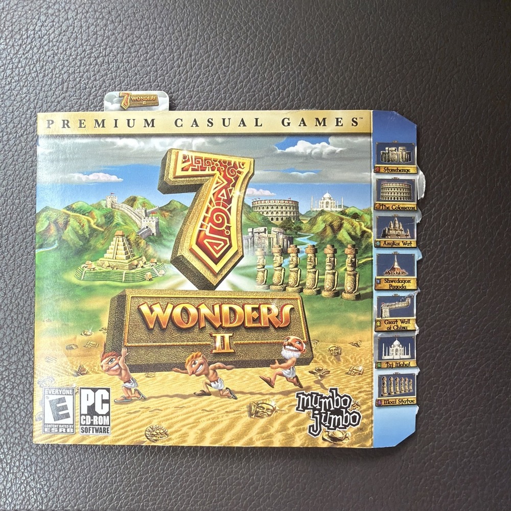 7 WONDERS 2. BUILD THE SEVEN WONDERS OF THE WORLD.MORE THAN 40 COLORFUL LEVELS.